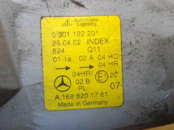 PHARE GAUCHE MERCEDES - Vue 3